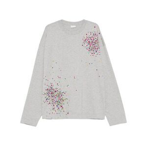 Dries Van Noten Men Hegland Firework Embellishment Long-Sleeved T-Shirt